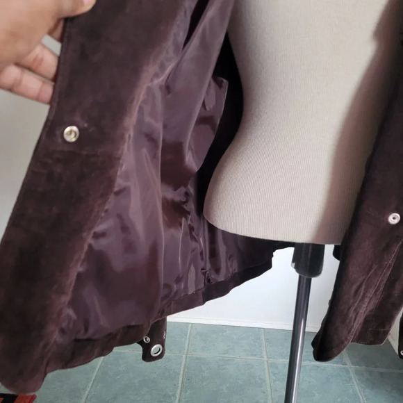 Live a Little Genuine Leather Suede Vintage Boho Hippie Jacket w/Grommets (Size: - Picture 8 of 16